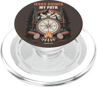Jesus Guides My Path - Psalm 32:8 Christian Faith Camping PopSockets PopGrip para MagSafe