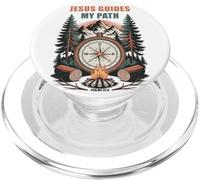 Jesus Guides My Path - Psalm 32:8 Christian Faith Camping PopSockets PopGrip para MagSafe