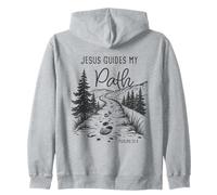 Jesus Guides My Path - Psalm 32:8 Christian Faith Camping Sudadera con Capucha
