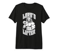 Jesus Gym Culturista Cristiano Levantador del Señor Fitness Camiseta Premium