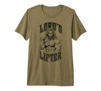 Jesus Gym Culturista Cristiano Levantador del Señor Fitness Camiseta Premium