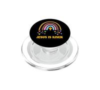 Jesús ha resucitado, Boho Rainbow, Pascua Cristiana, Cristo, Cruz PopSockets PopGrip para MagSafe