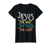 Jesús Happy Easter Family Mom Dad Boy Girl Toddler Women Men Camiseta gráfica económica, Mujer, Negro, S