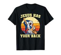 Jesus Has Your Back BJJ Brazilian Jiu Jitsu Camiseta