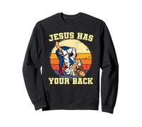Jesús Has Your Back BJJ Jiu Jitsu brasileño Sudadera