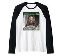 Jesús Hay Movimiento en tu Puerta Principal Iglesia Cristiana Camiseta Manga Raglan
