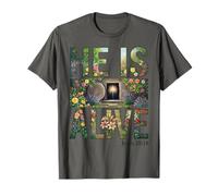 Jesús - He is Alive Fe Cristiana Camiseta