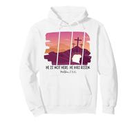 Jesus He is Risen Christian Happy Easter Sudadera con Capucha