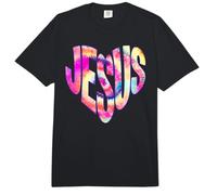 Jesus Heart Christian Faith Inspirational Comfort Colors Adult Heavyweight T-Shirt