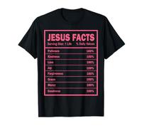 Jesús Hechos Paciencia Bondad Amor Alegría Hombres Mujeres Mamá Papá Luv Camiseta
