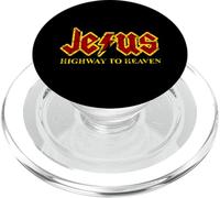 Jesús Highway To Heaven Funny Christian PopSockets PopGrip para MagSafe