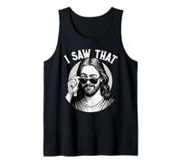 Jesús, I Saw That, Funny Jesus Meme Quote, Cristiano & Jesús Camiseta sin Mangas
