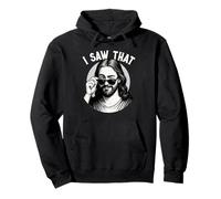 Jesús, I Saw That, Funny Jesus Meme Quote, Cristiano & Jesús Sudadera con Capucha