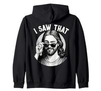 Jesús, I Saw That, Funny Jesus Meme Quote, Cristiano & Jesús Sudadera con Capucha