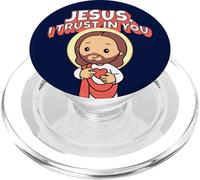 Jesús I Trust in You Divine Mercy for Kids Cute Catholic PopSockets PopGrip para MagSafe