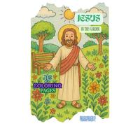 JESUS IN THE GARDEN: The Ultimate Coloring Book: Relaxing Line Art for All Ages
