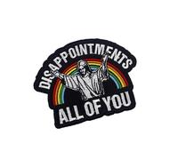 Jesus Iron On Patch - Christian Embroidered Badge | Faith And Belief Textile Patch, DIY Clothing Decoration, Religious Craft Accessory, Inspirational Gift For Birthdays And Christmas