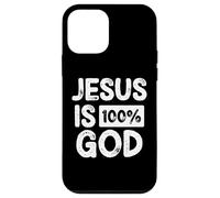 Jesus Is 100 Percent God Christian Faith Statement Carcasa para iPhone 12 Mini