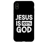 Jesus Is 100 Percent God Christian Faith Statement Carcasa para iPhone XS MAX