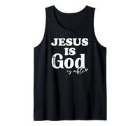 Jesus is a God is Able Christian Bible Verses Ephesians 3:20 Camiseta sin Mangas