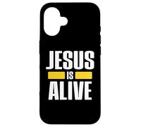 Jesus Is Alive Christian Fellowship Easter Resurrection Carcasa para iPhone 16