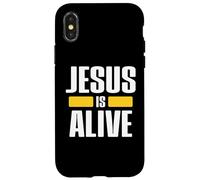 Jesus Is Alive Christian Fellowship Easter Resurrection Carcasa para iPhone X/XS