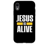 Jesus Is Alive Christian Fellowship Easter Resurrection Carcasa para iPhone XR