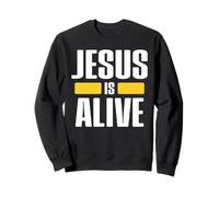 Jesus Is Alive Christian Fellowship Easter Resurrection Sudadera