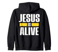 Jesus Is Alive Christian Fellowship Easter Resurrection Sudadera con Capucha