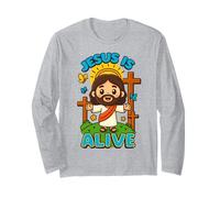 Jesus Is Alive Lindo Christian Kawaii Easter He Is Risen Art Manga Larga