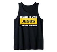 Jesus Is Alive Resurrection Hope Christian Faith Camiseta sin Mangas