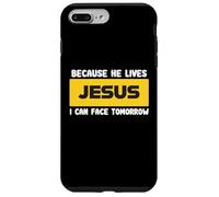 Jesus Is Alive Resurrection Hope Christian Faith Carcasa para iPhone 7 Plus/8 Plus