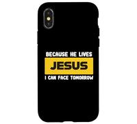 Jesus Is Alive Resurrection Hope Christian Faith Carcasa para iPhone X/XS