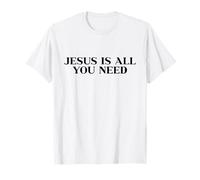 Jesus Is All You Need Christian Shirt Men Women Faith Easter Camiseta