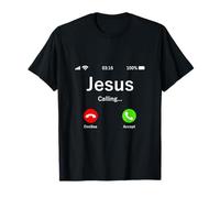 Jesus Is Calling - Divertido regalo cristiano de Jesús Camiseta
