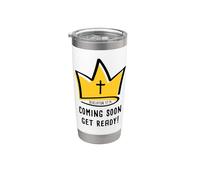 JESUS is Coming Soon - Revelation 17:14 Christian Faith Vaso térmico de acero inoxidable de doble pared