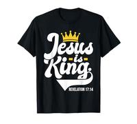 Jesus Is King Apocalipsis 17:14 - Biblia religiosa cristiana Camiseta