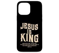 Jesus Is King Bible Verse John 14:6 Christian God Religious Carcasa para iPhone 13 Pro MAX
