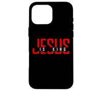 Jesus Is King Bible Verse John 14:6 Christian God Religious Carcasa para iPhone 16 Pro MAX