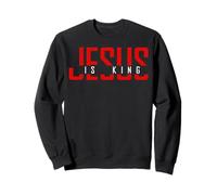 Jesus Is King Bible Verse John 14:6 Christian God Religious Sudadera