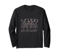 Jesus Is King, Christian Faith and Love T-Shirt Manga Larga