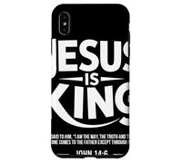 Jesus Is King Juan 14 6 Esperanza Versículo Fe Cristiana Carcasa para iPhone XS MAX