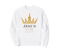 Jesus is King - Revelation 19:16 Christian Faith Graphic Sudadera