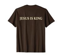 Jesus Is King Shirt Christian Faith Religious (On Back) Camiseta