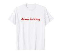 Jesus Is King Shirt Faith Religious Minimalist Christian Camiseta