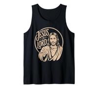 Jesús is Lord - Fe, Esperanza, Amor diseño Camiseta sin Mangas