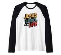 Jesus Is Lord of My Life Camiseta Manga Raglan