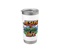Jesus Is Lord Of My Life Vaso térmico de acero inoxidable de doble pared