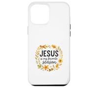 Jesus Is My Favorite Season Fall Wreath Watercolor Carcasa para iPhone 12 Pro MAX