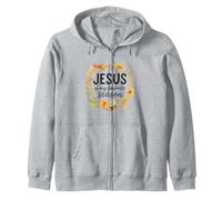 Jesus Is My Favorite Season Fall Wreath Watercolor Sudadera con Capucha